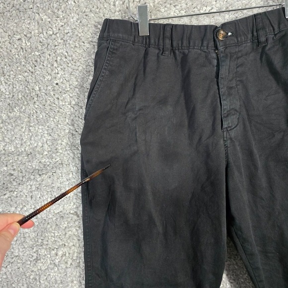 Bear Bottom Men Tapered Jogger Pants Large Black Casual Minimal Streetwear READ - Picture 4 of 12